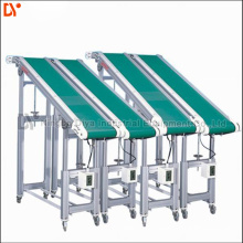 Bevel PVC green belt conveyor / conveyor system for Industrial assembly production line